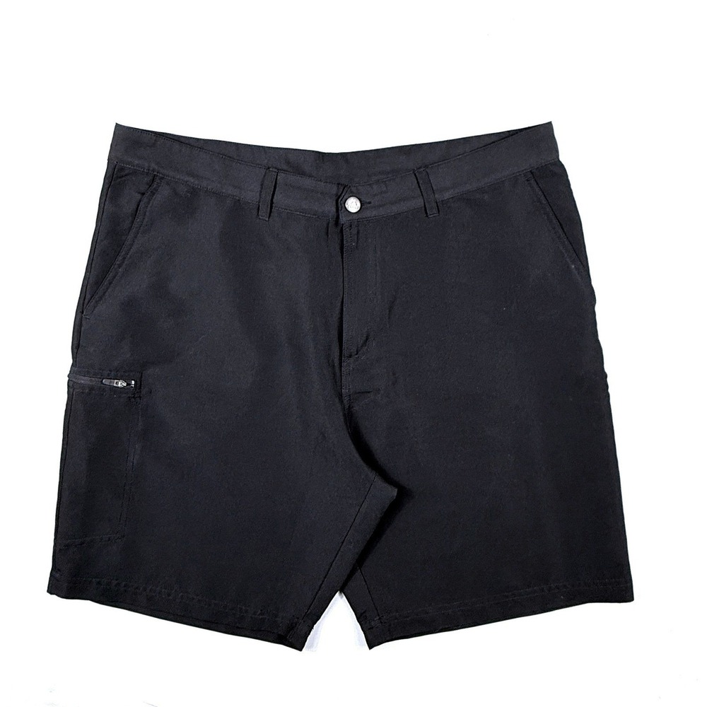 Adidas Mens Golf‎ Shorts Black Size 38 Performance Activewear Zip Pocket